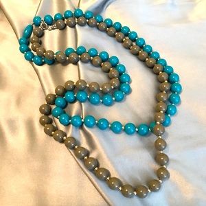 Beaded necklace set